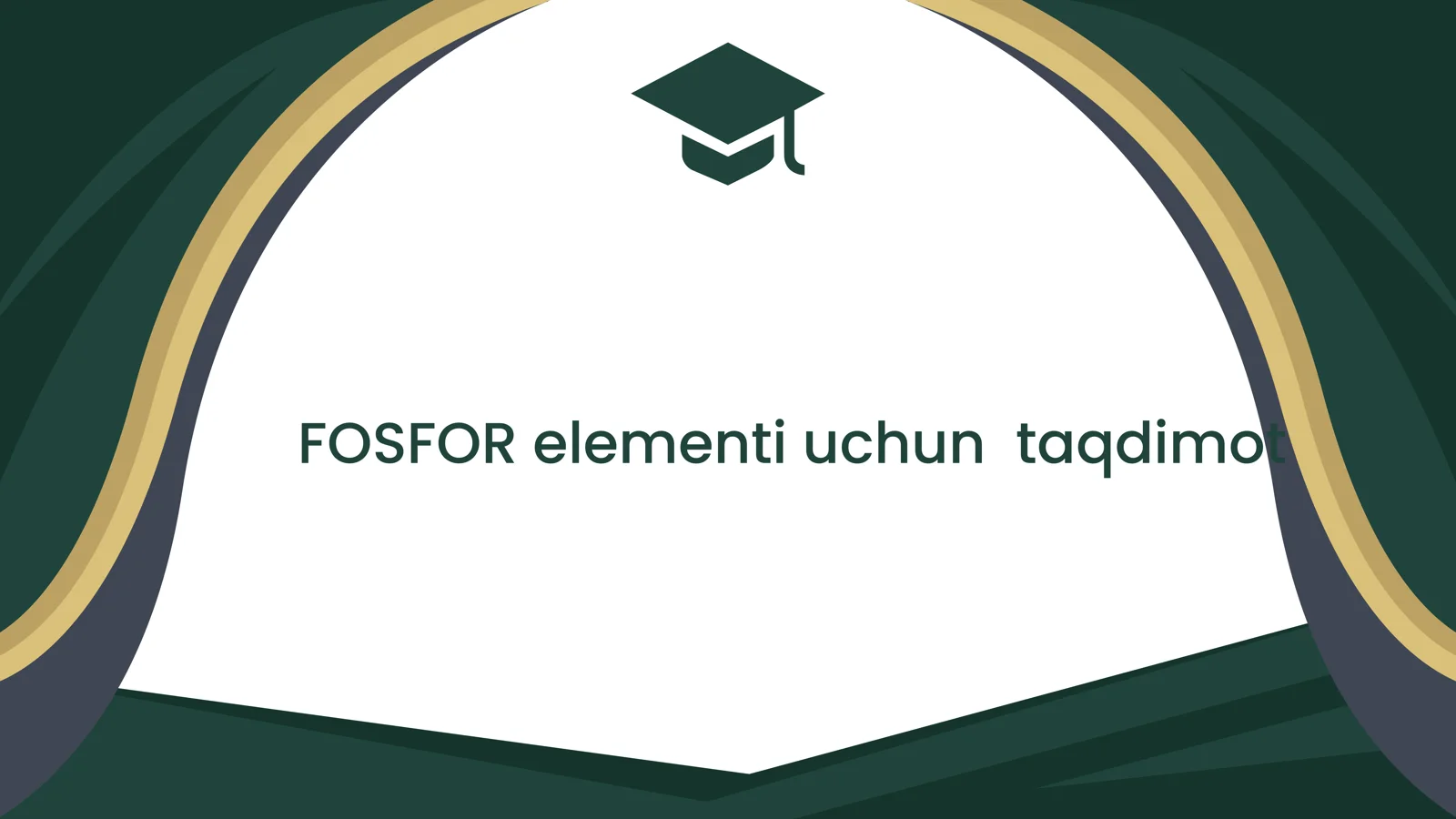 Fosfor elementi uchun taqdimot