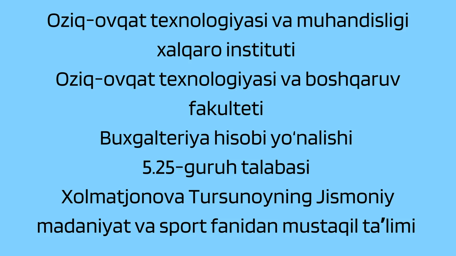 Jismoniy sifatlar