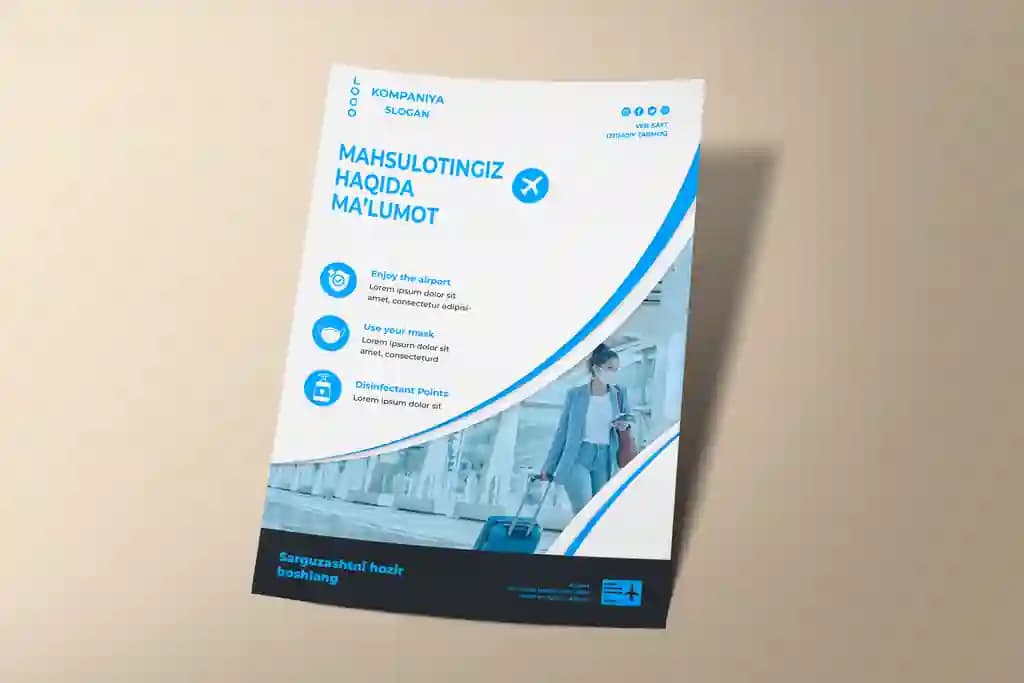 Xizmatingiz uchun Flyer