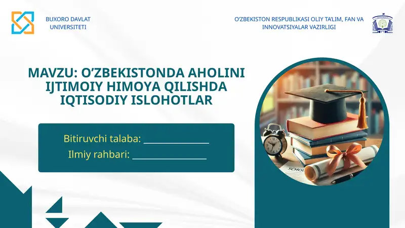 O'zbekistonda aholini ijtimoiy himoya qilishda ijtimoiy islohotlar