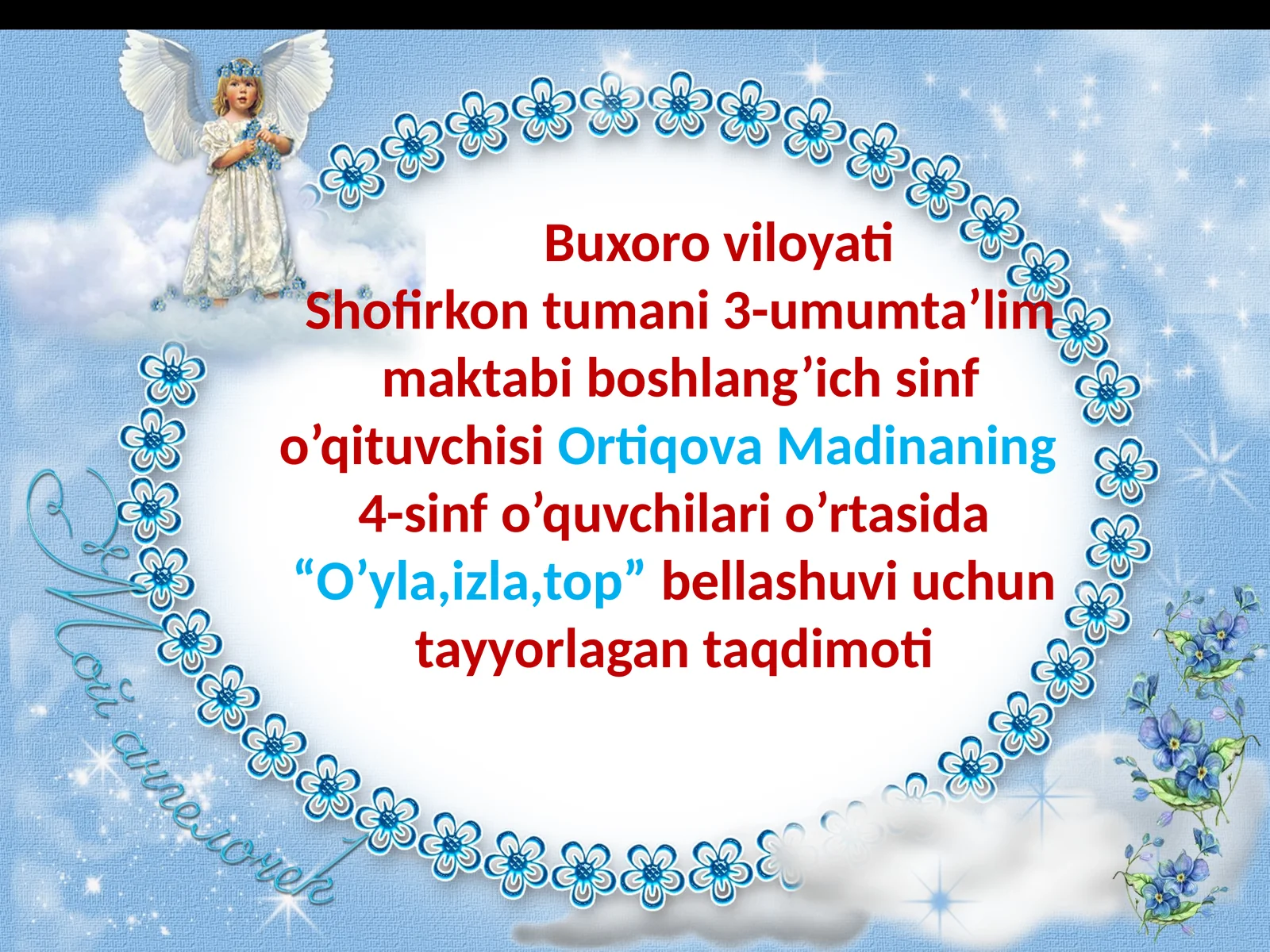 O’yla,izla, Top