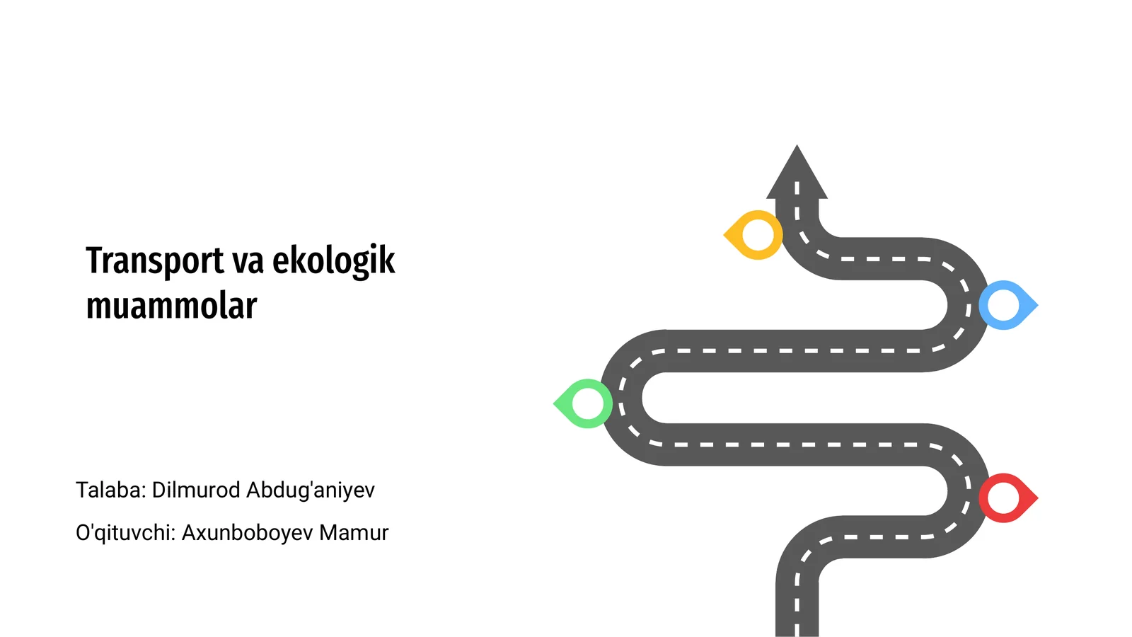 Transport va ekologik muammolar