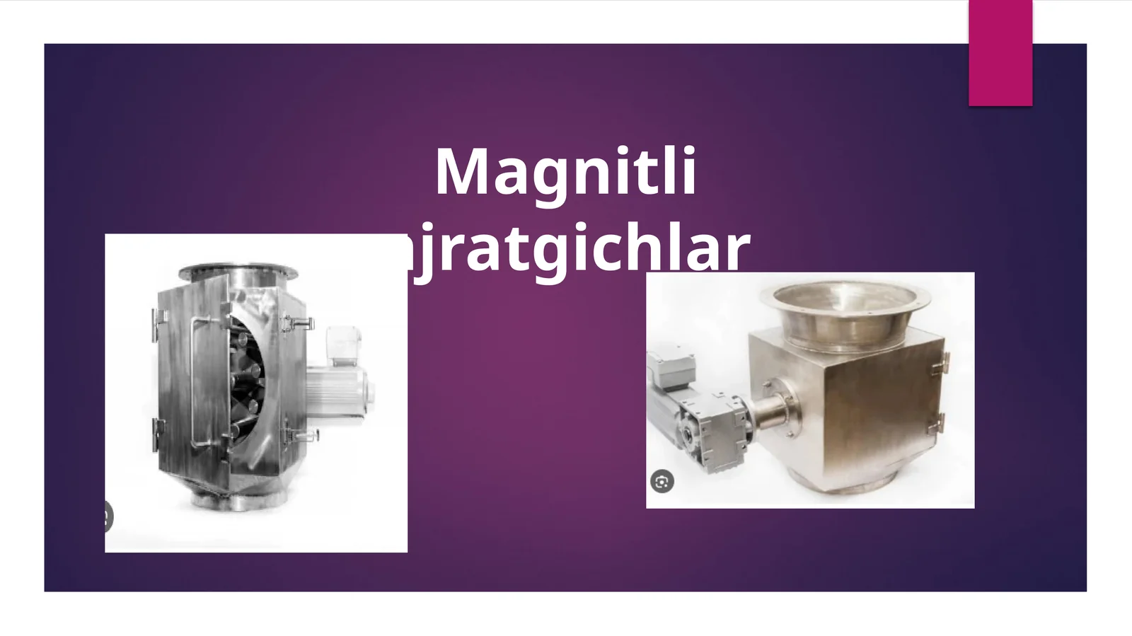 Magnitli ajratgichlar