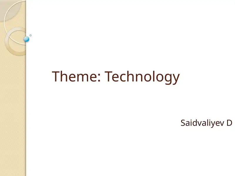 Technology
