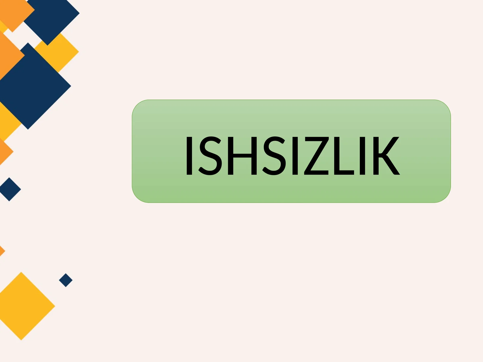 ISHSIZLIK