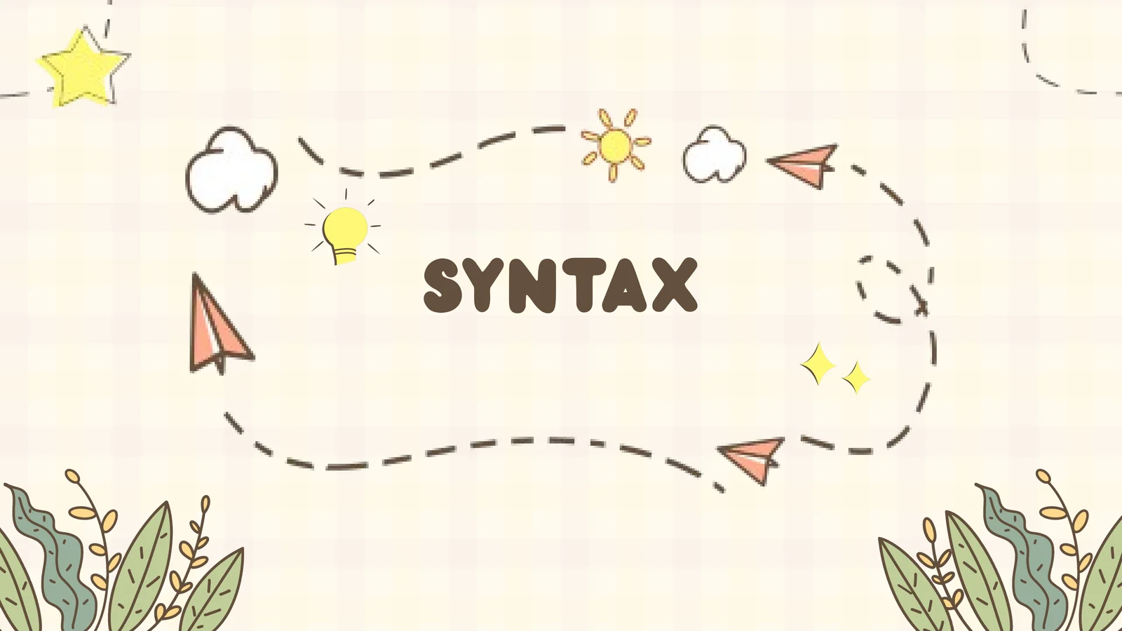 Syntax