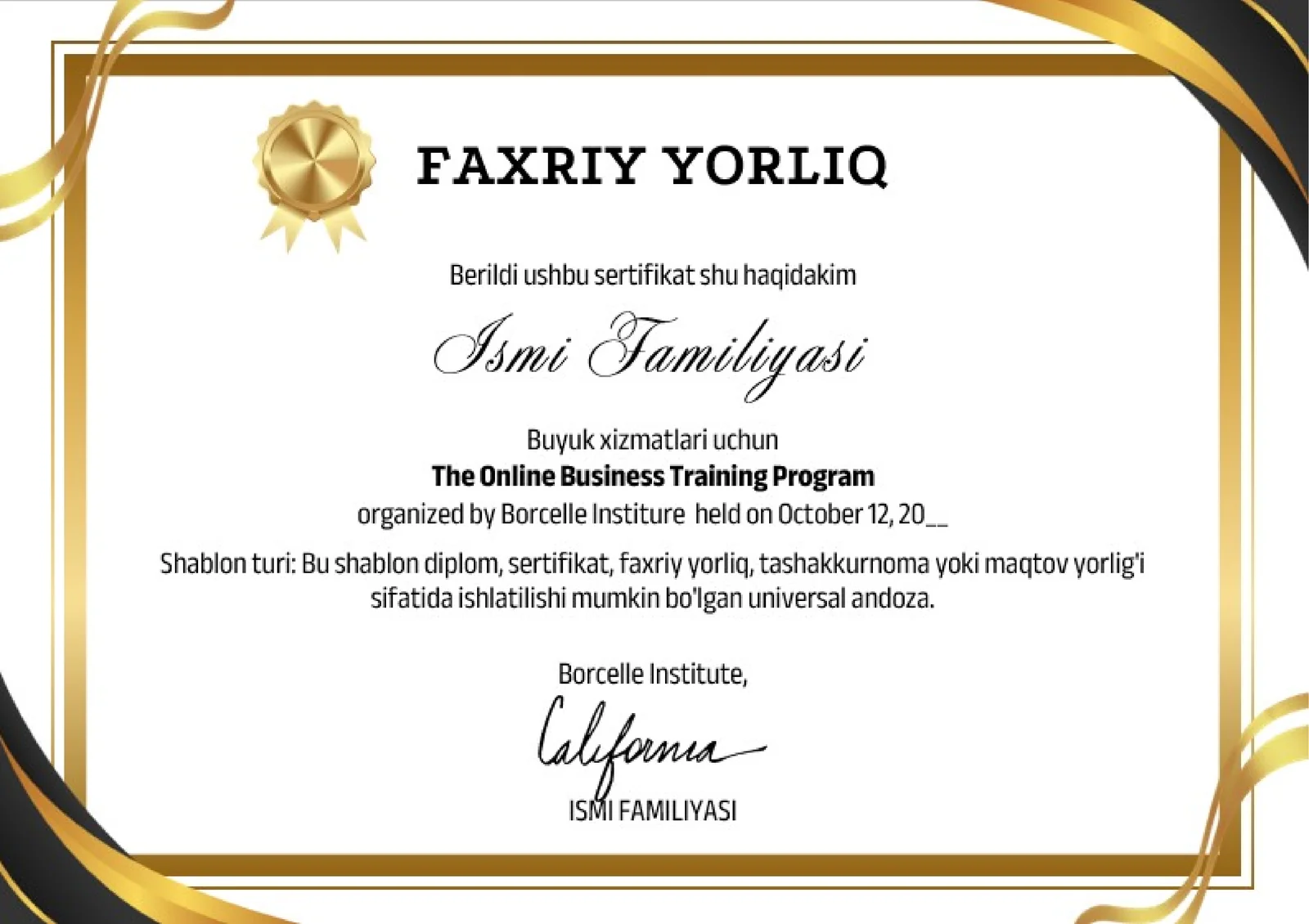 FAXRIY YORLIQ