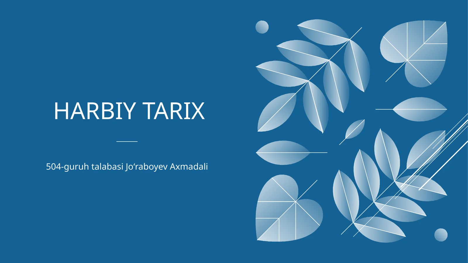 harbiy tarix