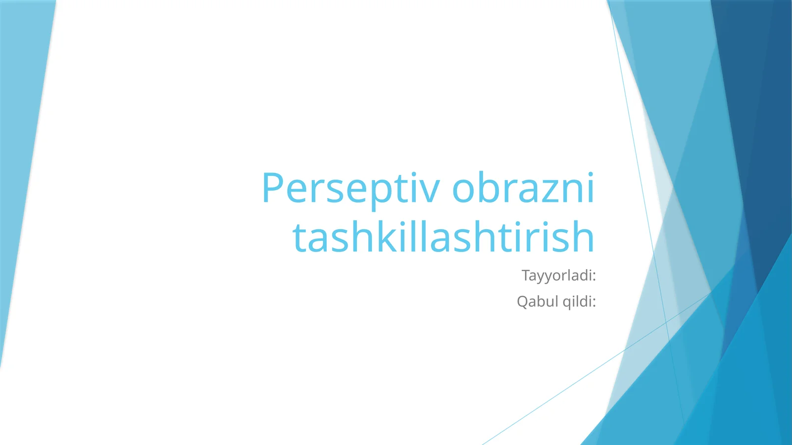 Perspektiv obrazni tashkillashtirilishi