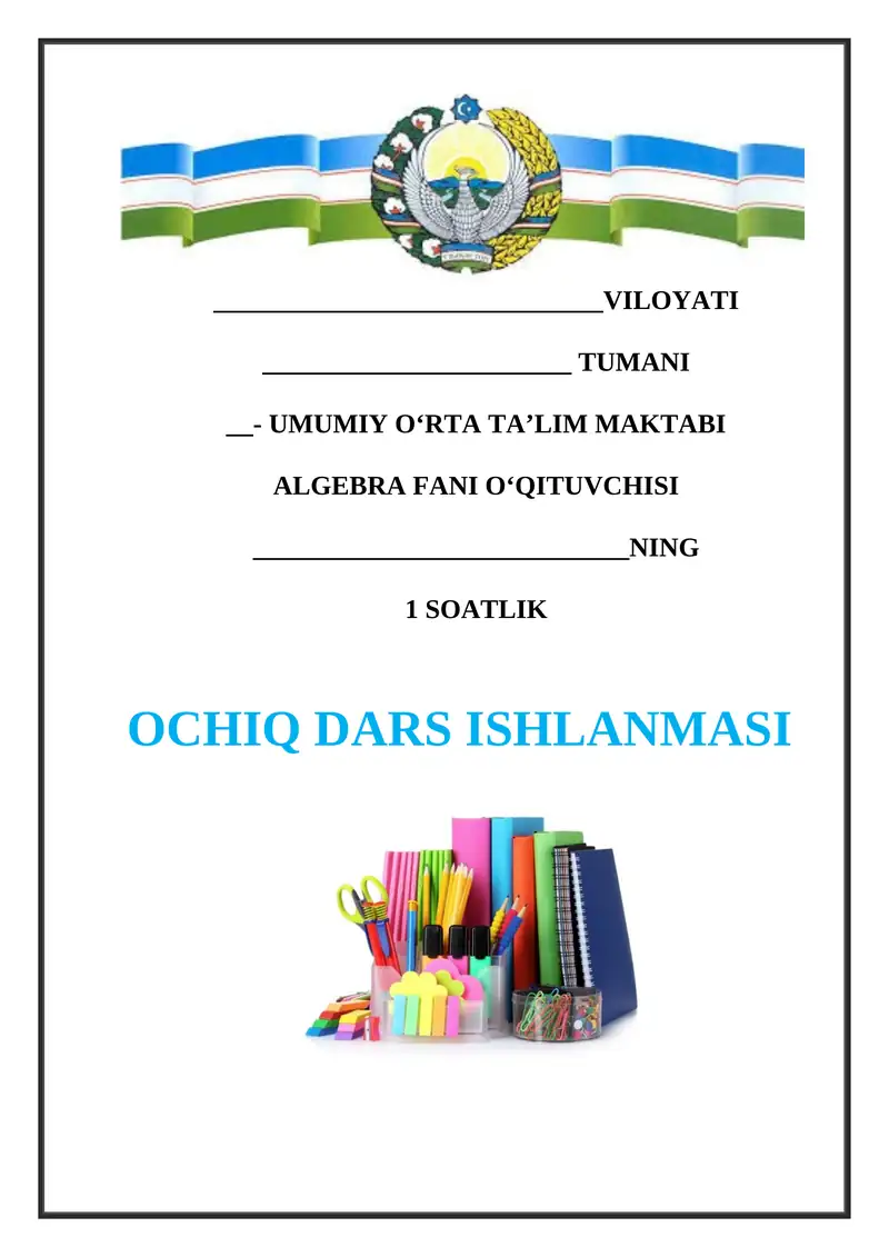 Logorifmik tenglamalar va funksiyalar