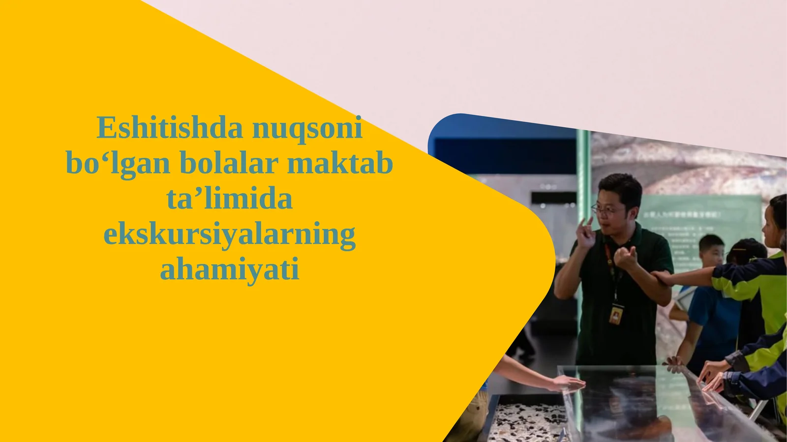 Eshitishdan uqsonib o‘lgan bollar maktab taʼlimida ekskursiyalarning ahamiyati
