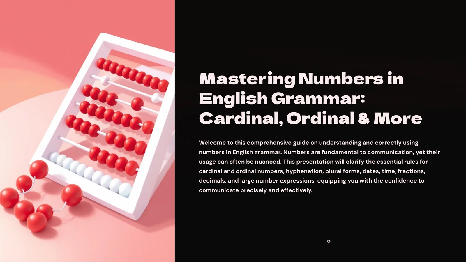 Mastering Numbers in English Grammar: Cardinal, Ordinal & More