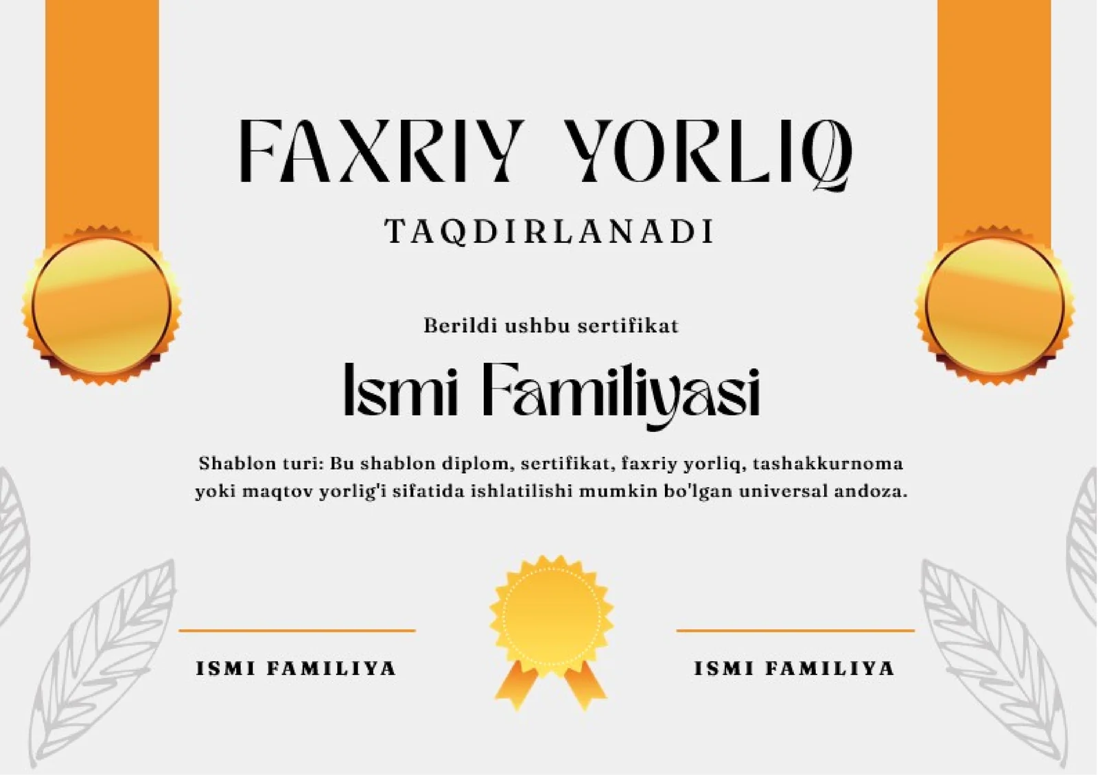 FAXRIY YORLIQ