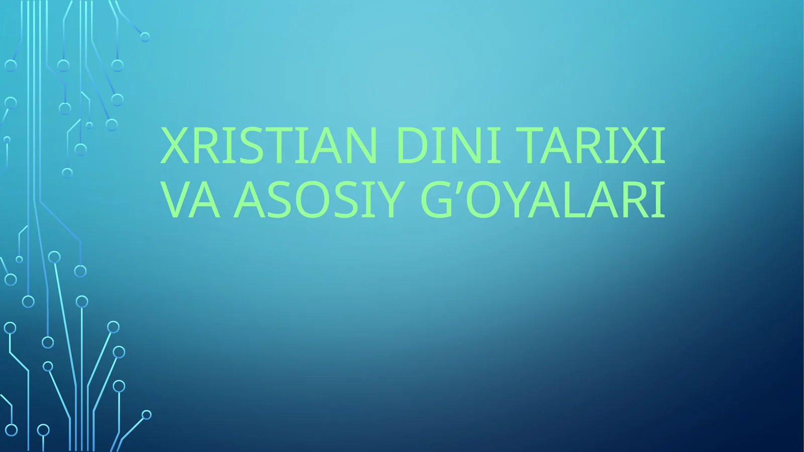 Xristianlik dini