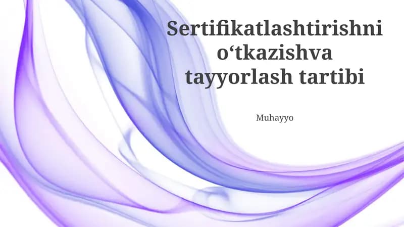 Sertifikatlar ko'pincha imtihon va amaliy baholarni o'z ichiga oladi;