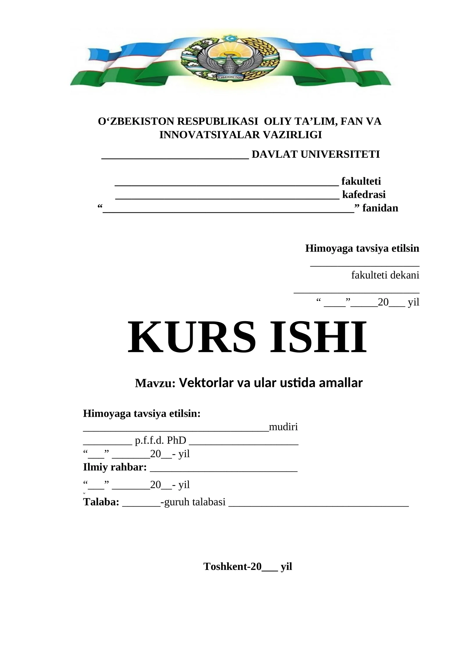 Maktab matematika kursida tenglama o’qitilishi