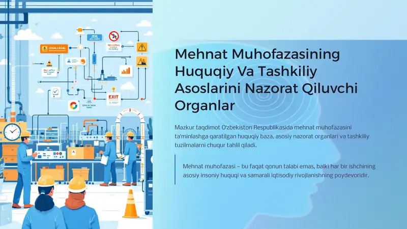 Mehnat Muhofazasining Huquqiy Va Tashkiliy Asoslarini Nazorat Qiluvchi Organlar
