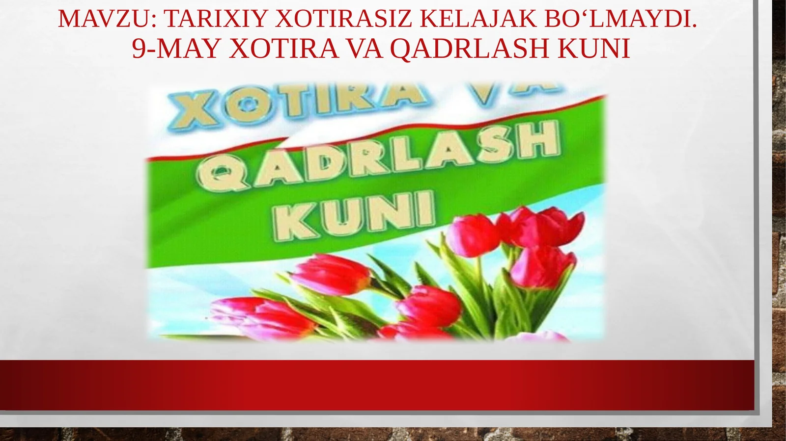 Xotirasiz kelajak