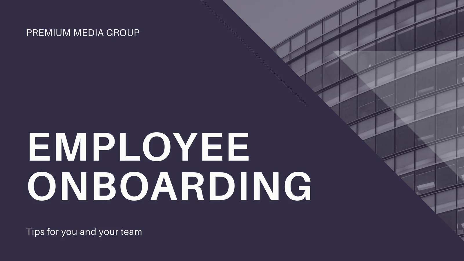 PREMIUM MEDIA GROUP EMPLOYEE ONBOARDING