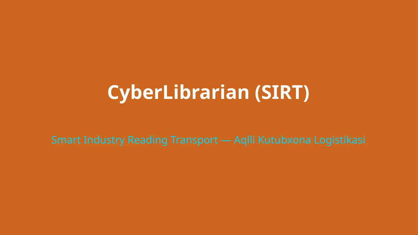 CyberLibrarian (SIRT)