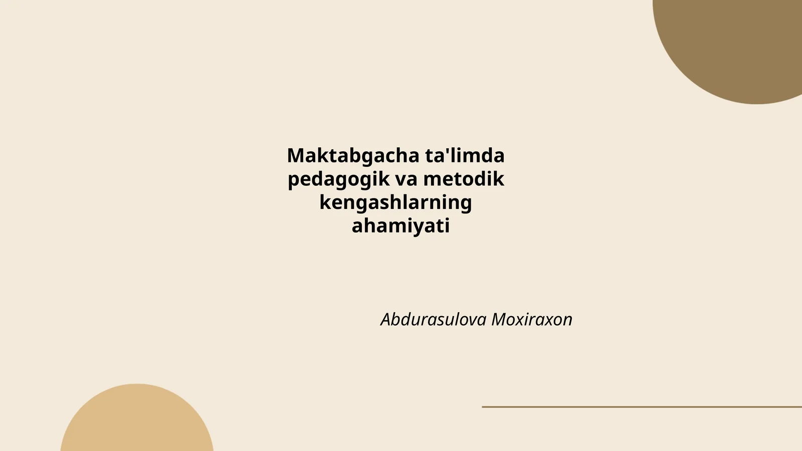 Pedagogik va metodik kengashlarning ahamiyati