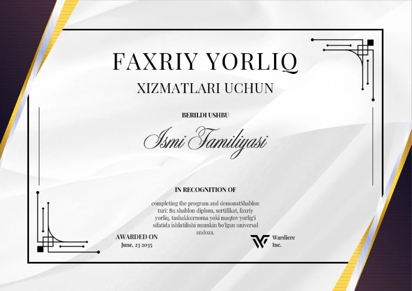 FAXRIY YORLIQ