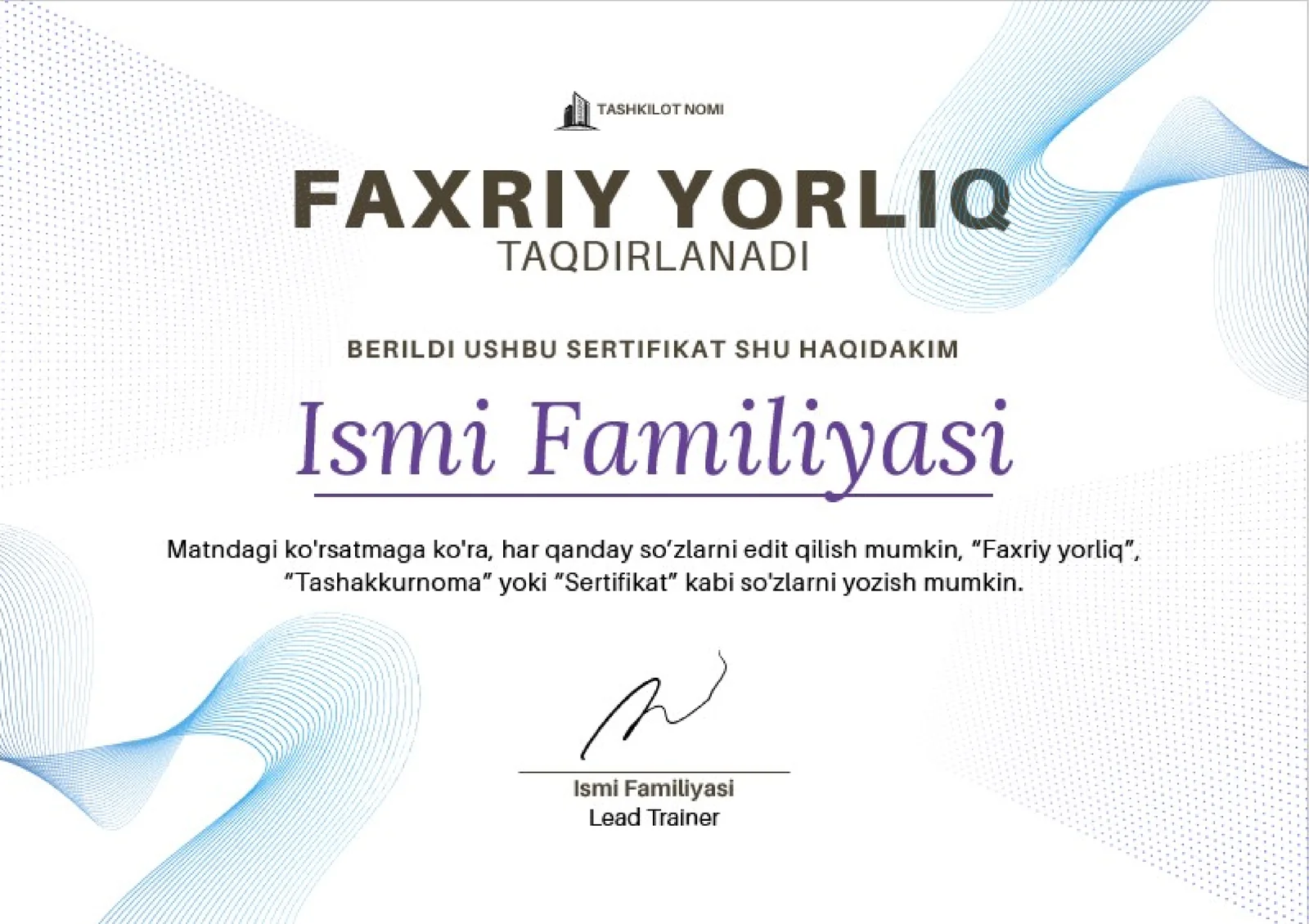 FAXRIY YORLIQ