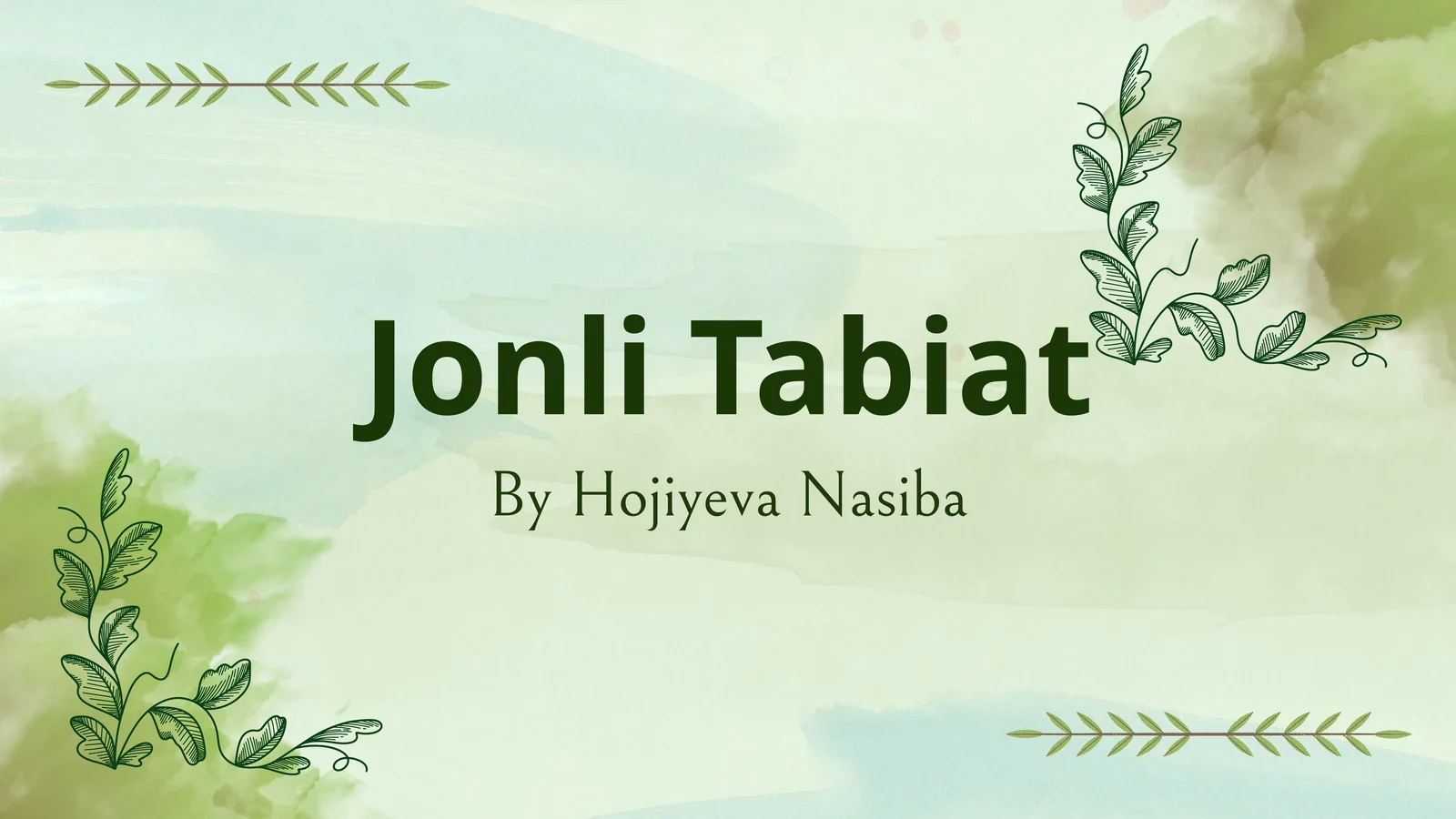 Jonli Tabiat