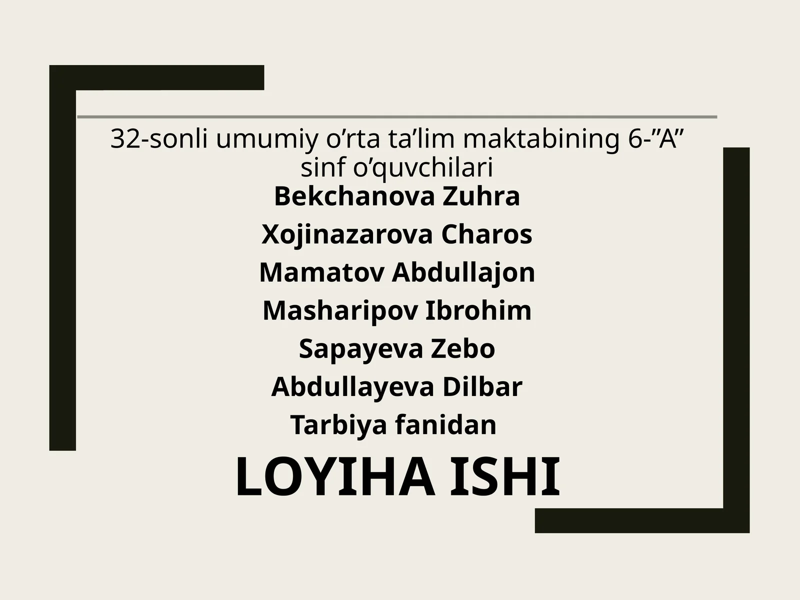 MINNATDORCHILIK - YURAGIMDA YASHAYDI