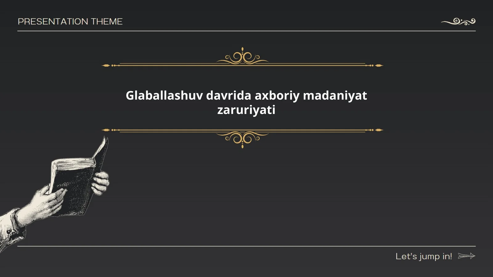 Glaballashuv davrida axboriy madaniyat zaruriyati