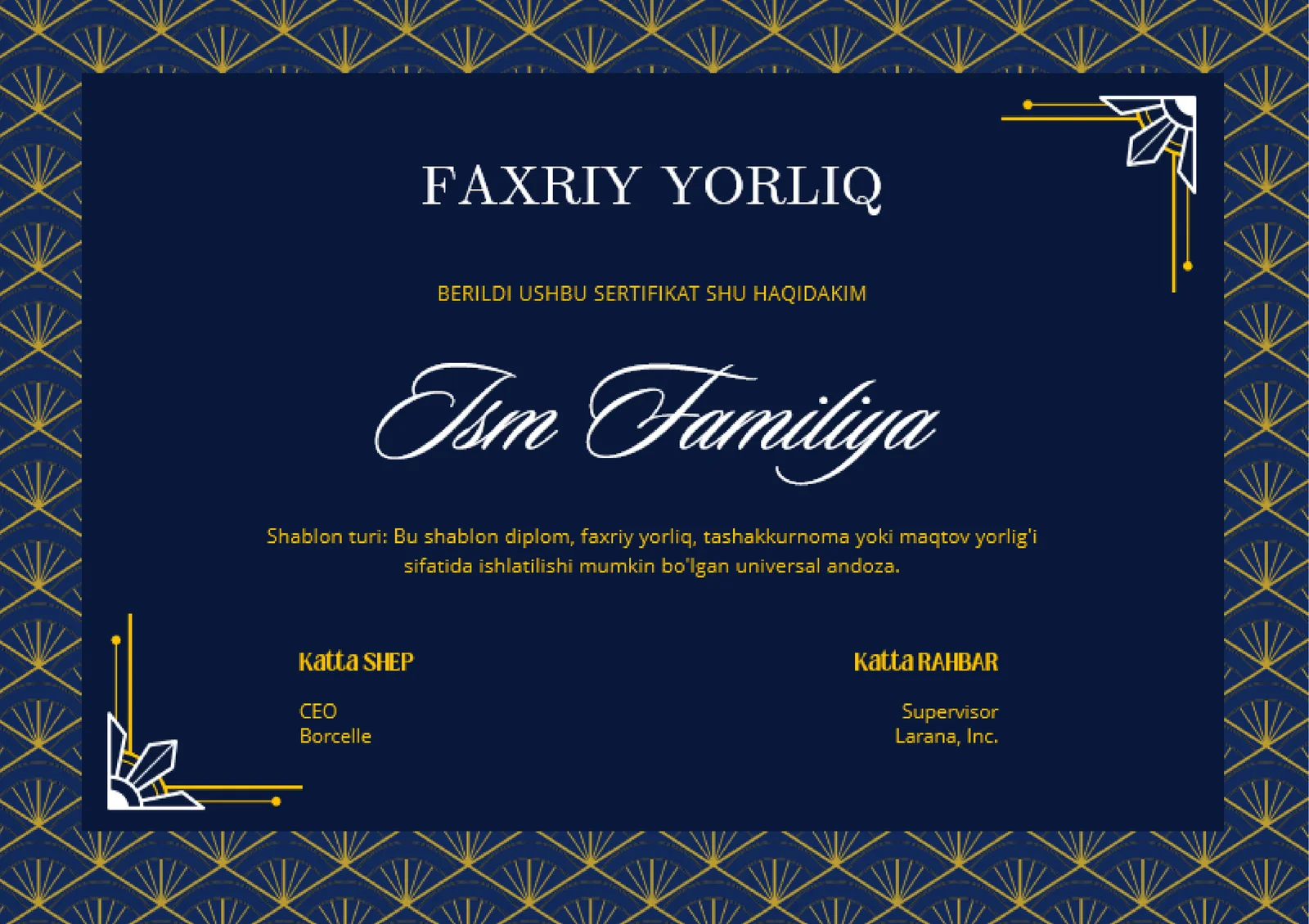 FAXRIY YORLIQ