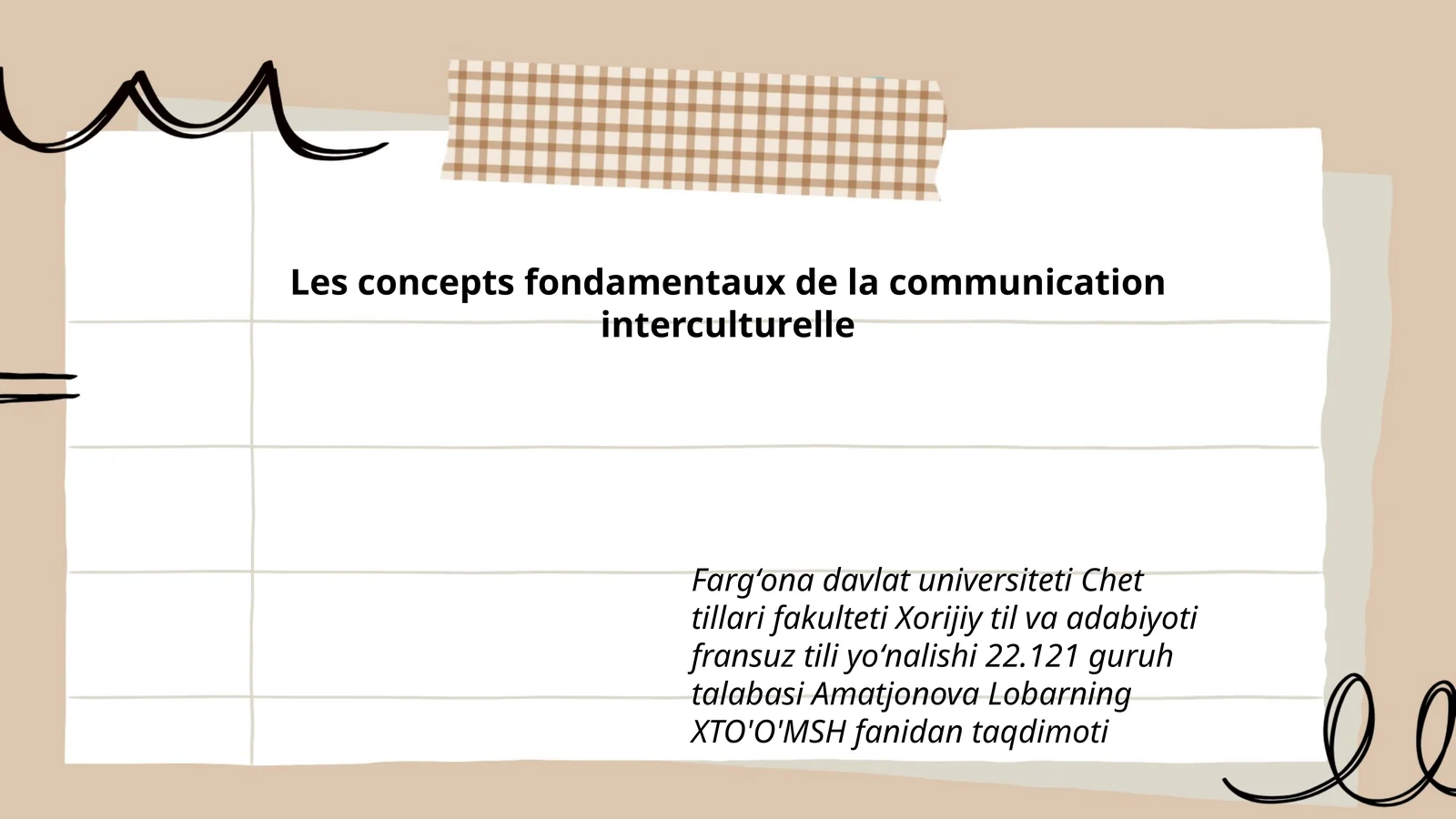 Les concepts fondamentaux de la communication interculturelle