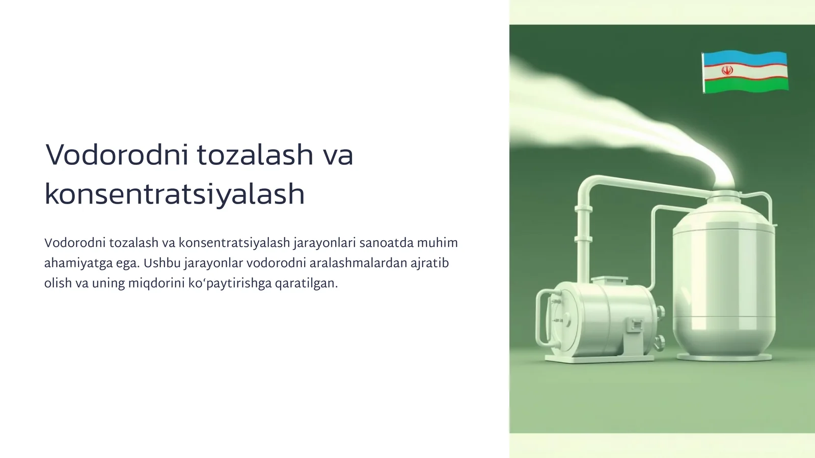 Vodorodni tozalash va konsentratsiyalash