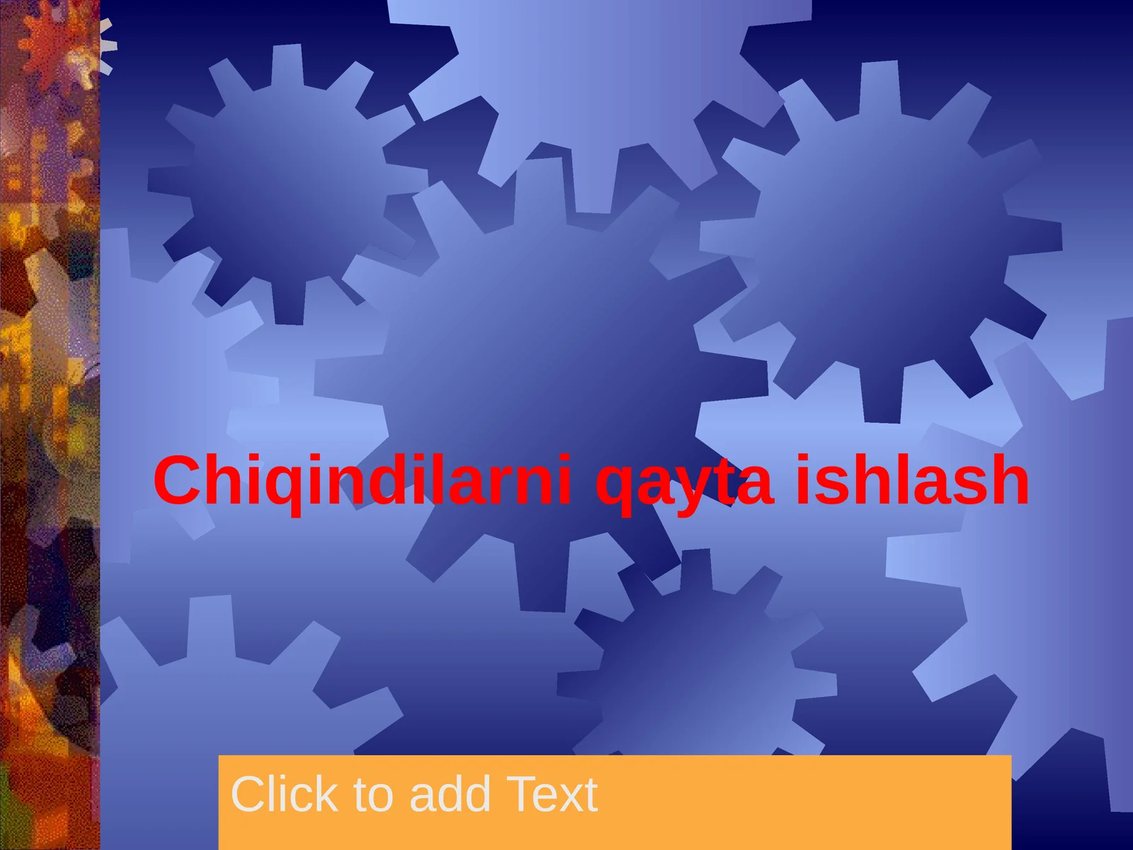 Chiqindilarni qayta ishlash