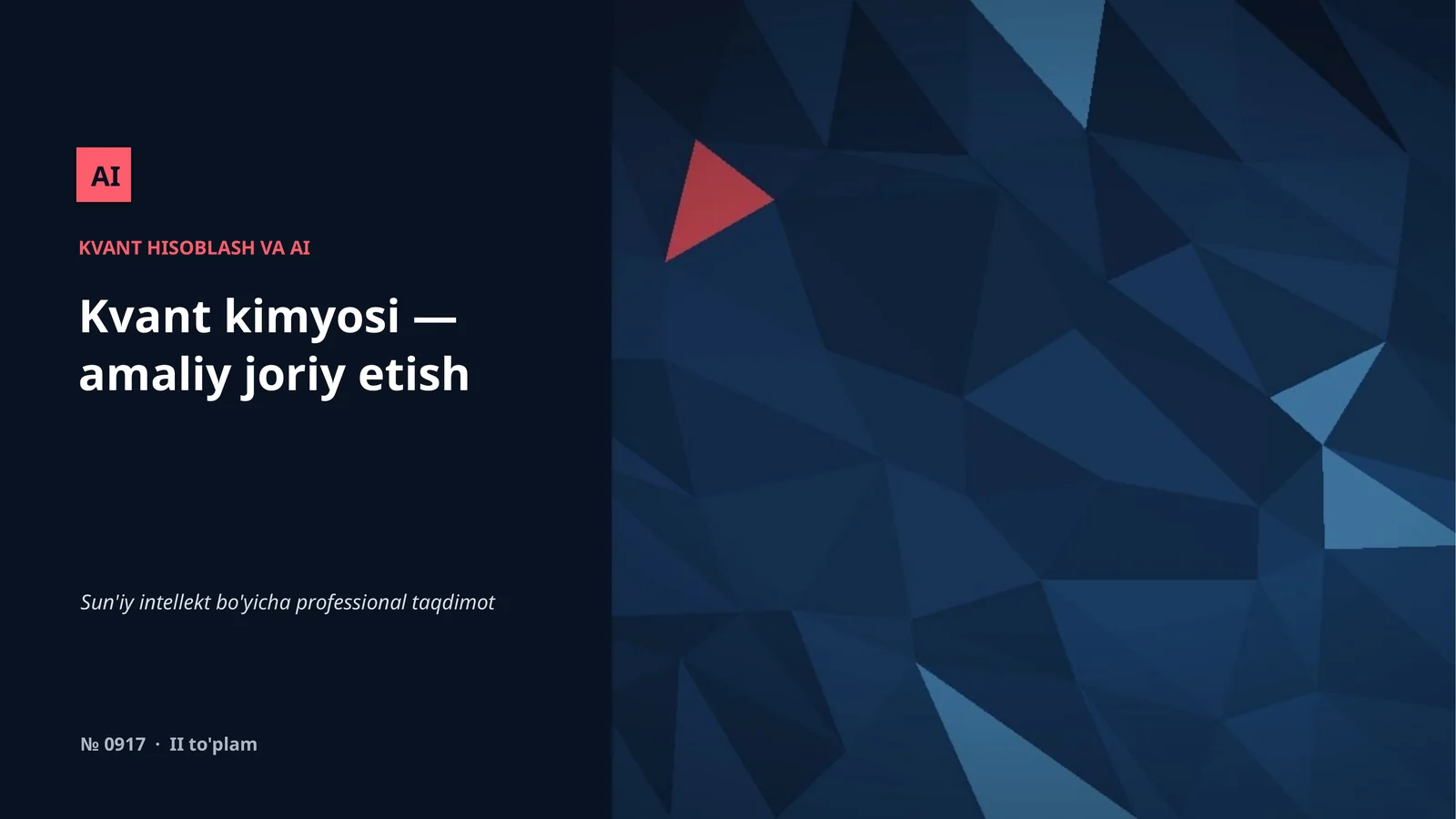KVANT HISOBLASH VA AI