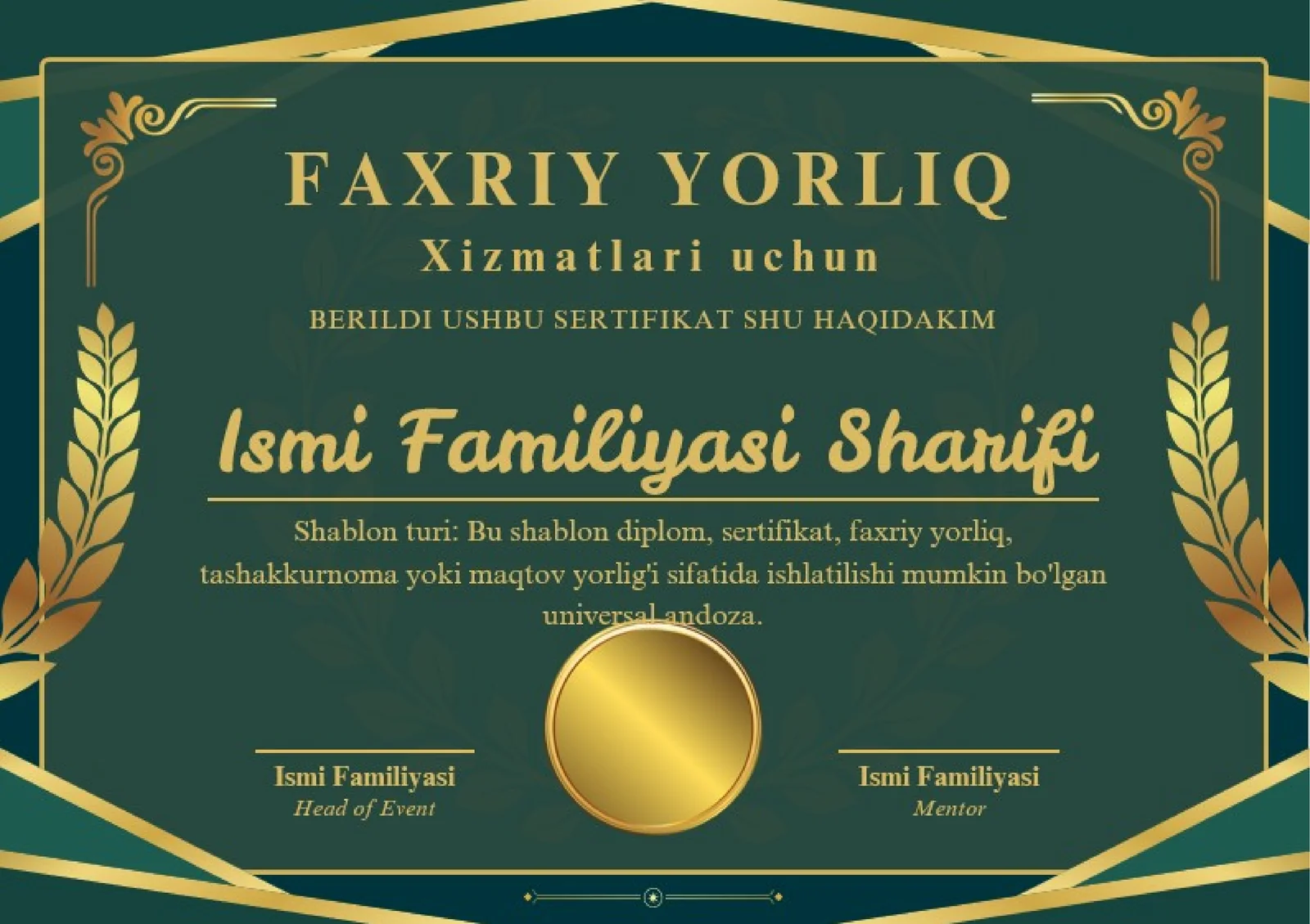 FAXRIY YORLIQ