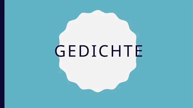 Gedichte