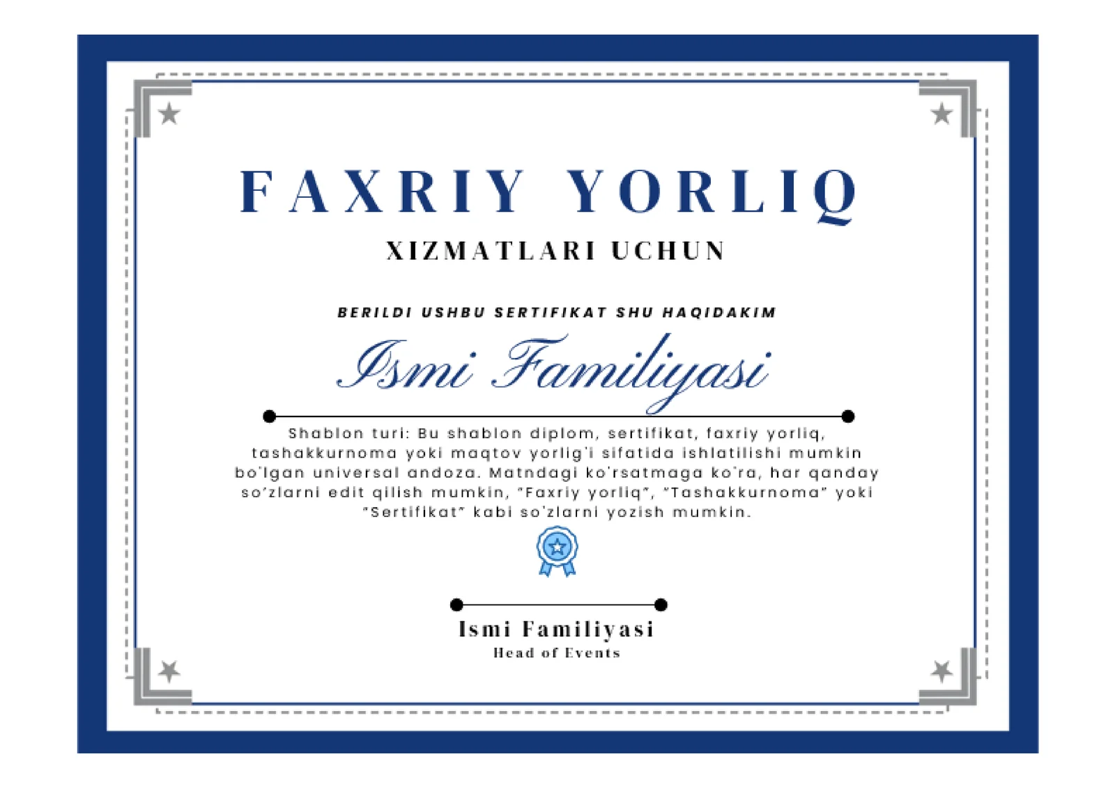 FAXRIY YORLIQ