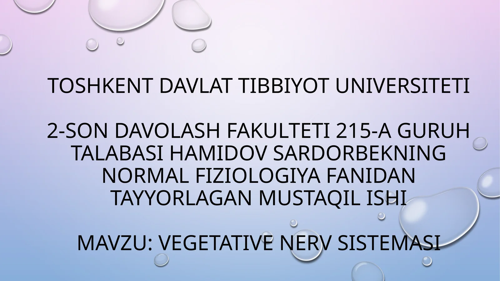 vegetative NERV SISTEMASI
