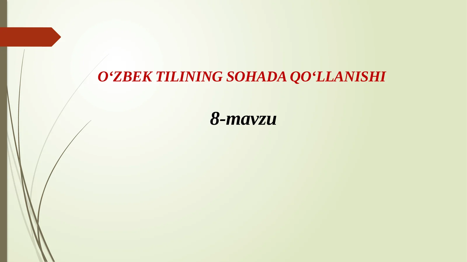 Nutq va adabiy me’yor