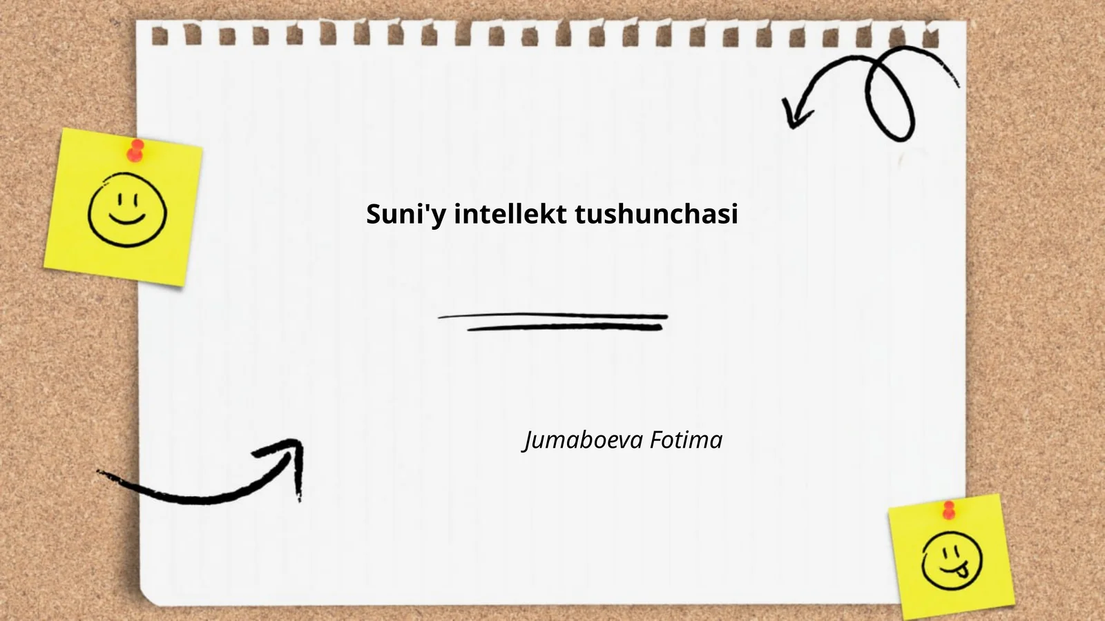 Suni'y intellekt tushunchasi