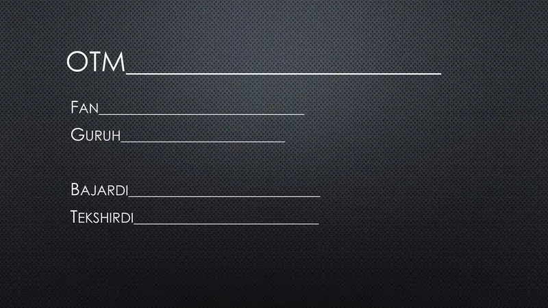 Chiziqli Algebraik Tenglamalar Sistemasi va Vektorlar