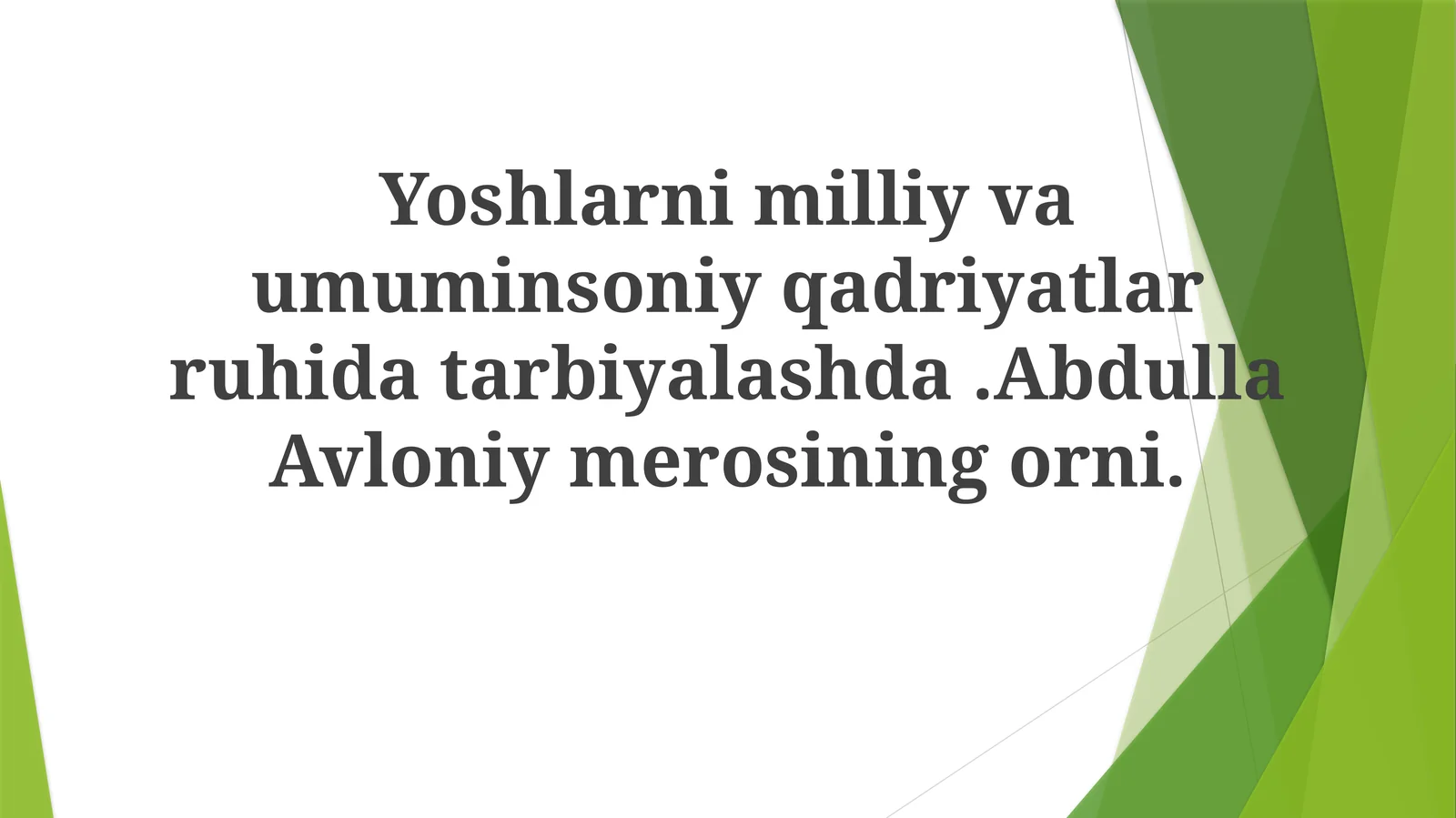 Abdulla Avloniyning Asosiy Asarlari