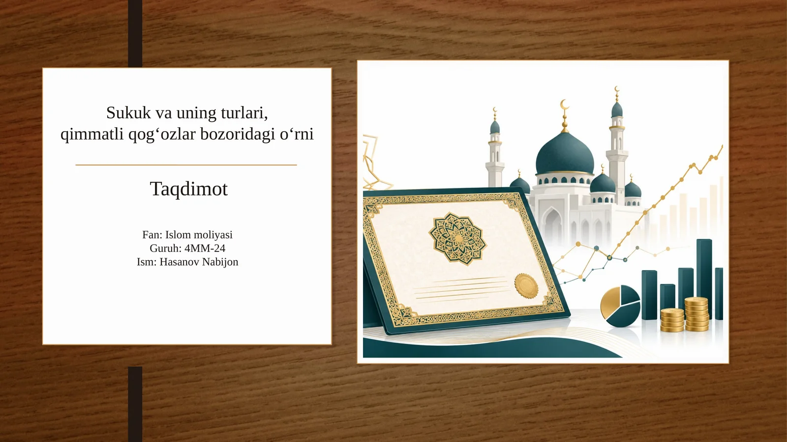 Sukuk va uning turlari