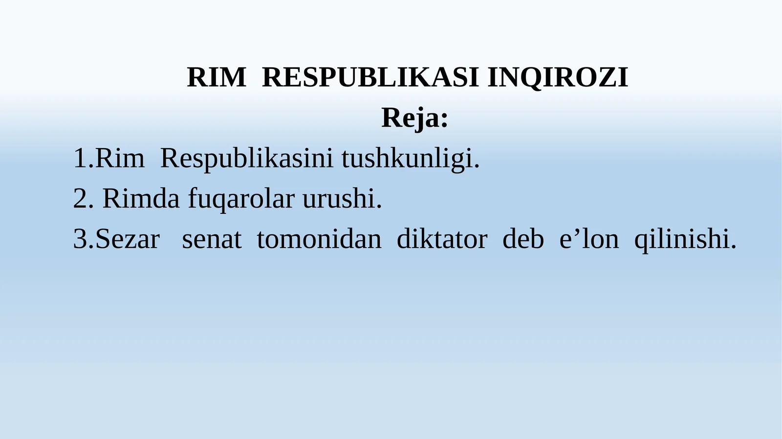 Rim Respublikasi inqirozi