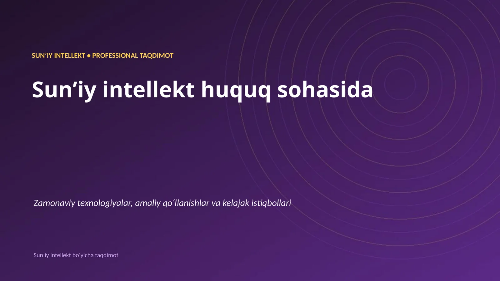 Sunʼiy intellekt huquq sohasida