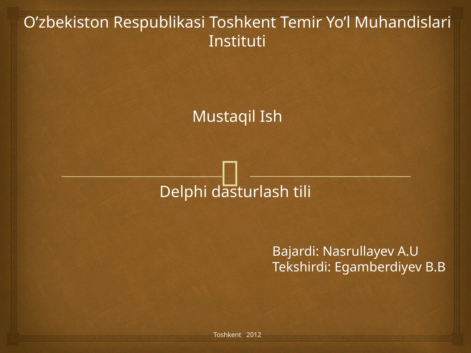 Delphi dasturlash tili