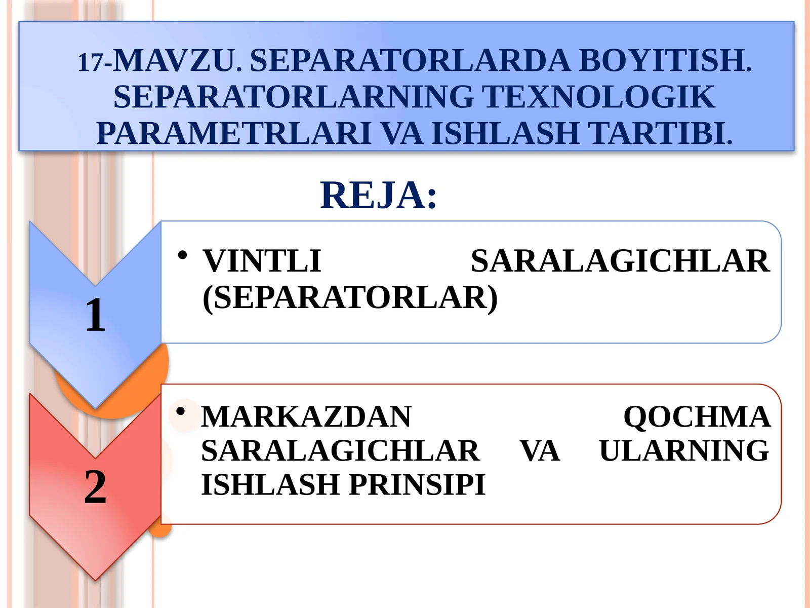 Separatorlarda Boyitish