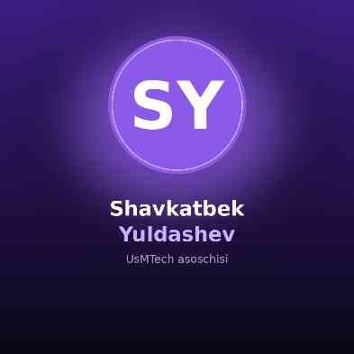 Shavkatbek Yuldashev