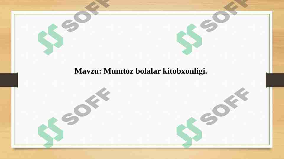 Product slide 1